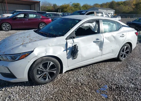 2021 Nissan Sentra Sv Xtronic Cvt z USA, uszkodzony, nr VIN 3N1AB8CV2MY205306